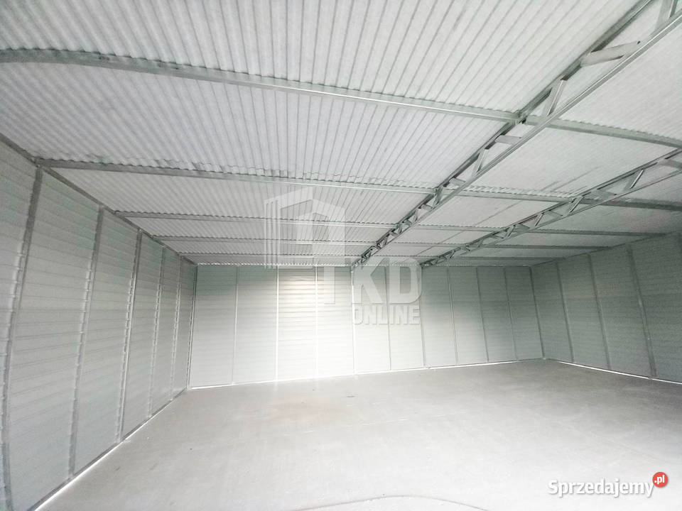 Hala Garaż Blaszany 85x6 2x Brama drzwi rynny Białystok
