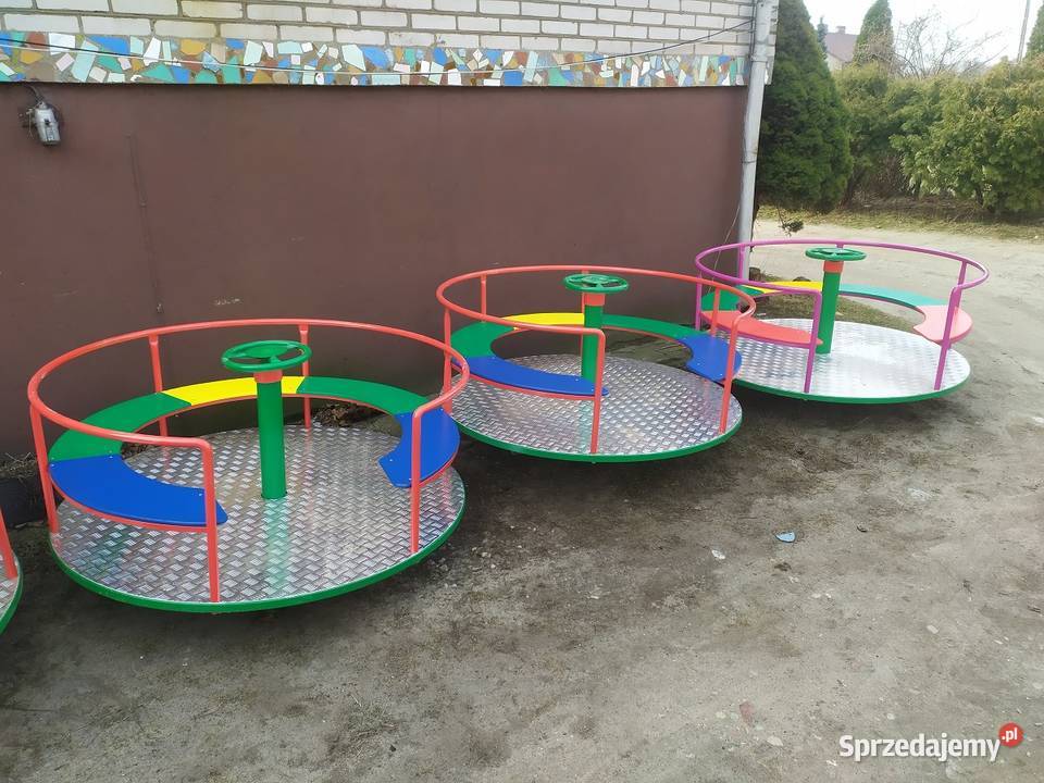 KARUZELA PLATFORMOWA NA PLAC ZABAW