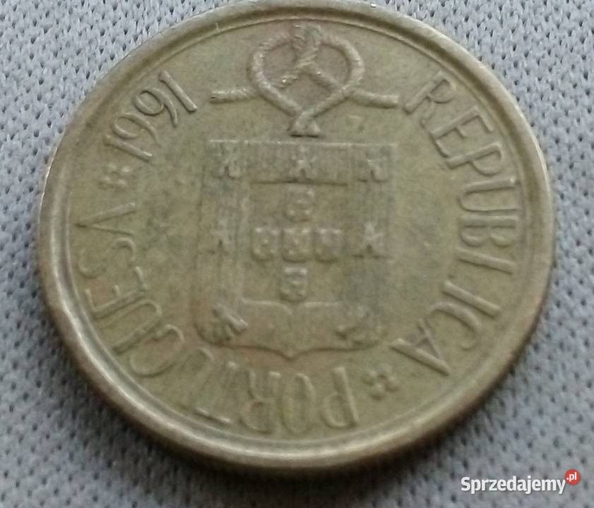 PORTUGALIA5 ESCUDOS1991 r mazowieckie Legionowo