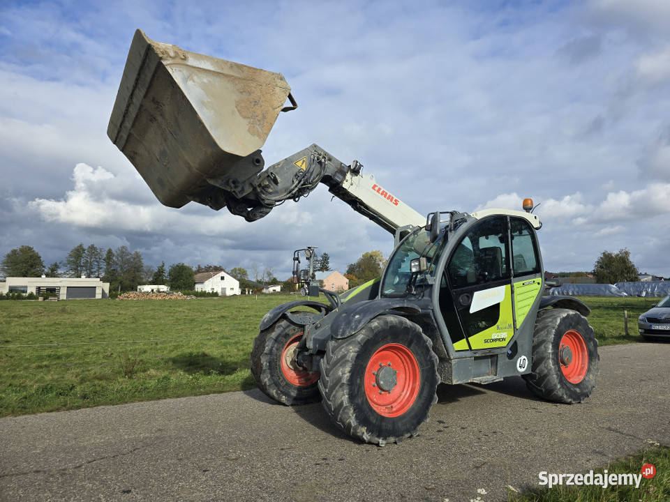 Ładowarka teleskopowa z WAGĄ CLAAS Scorpion 6035 Rudolfowo sprzedam