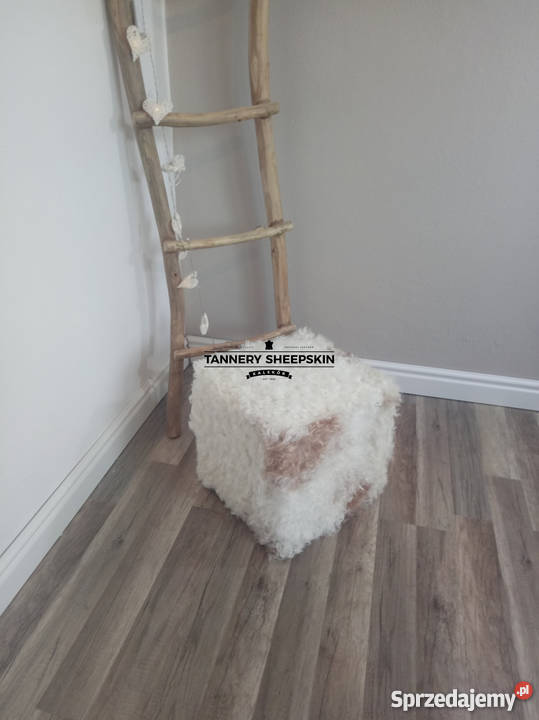 Skóra Owcza Pufa ze skóry owczej Tybetańskiej Szaflary