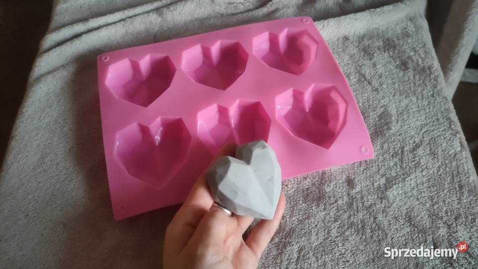 Forma silikonowa z sercami serca serce walentynki serduszko