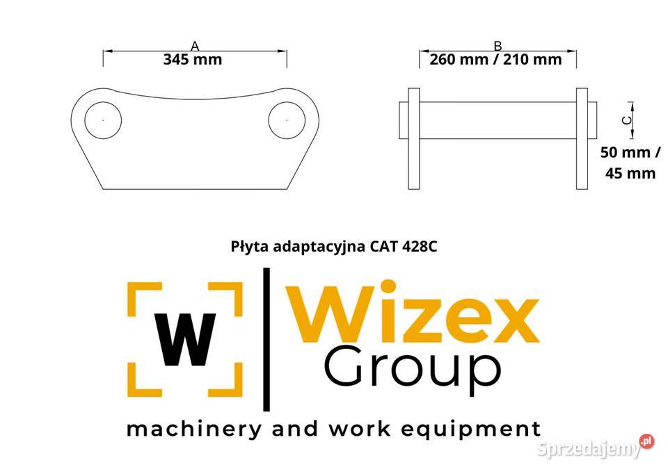 Płyta adaptacyjna CAT 428C Mszana Dolna