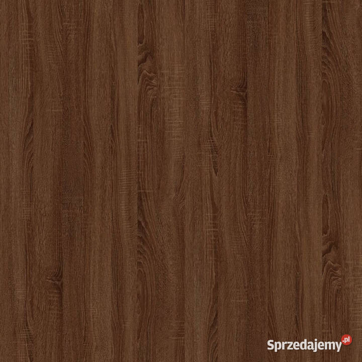 Stolik kawowy brązowy dąb 100x50x35 materiał