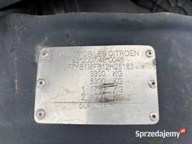 CITROEN JUMPER 2018 199700 ccm 110 Warszawa