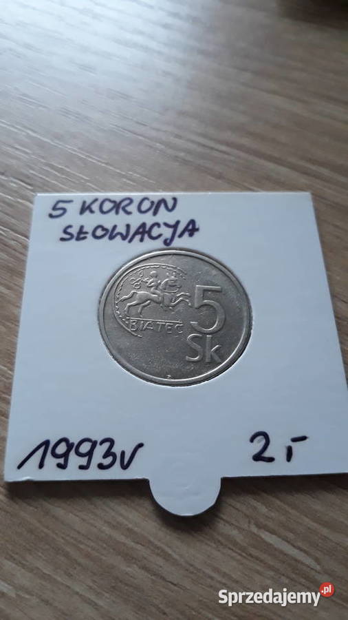 5 Koron Słowacja 1993 r Konin