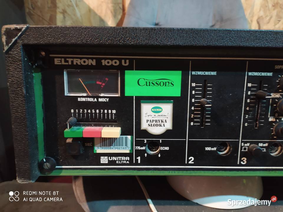 Wzmacniacz estradowy unitra eltron 100 u Krze Duże