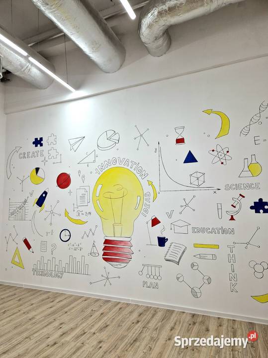 Malowanie na ścianach mural w pokoju dziecięcym Stalowa Wola