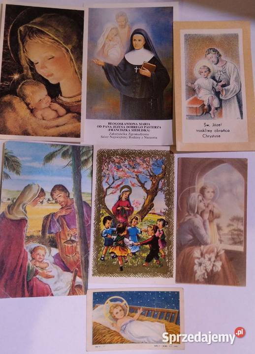 Kolekcja zdjęć religijnych Jezus dewocjonalia mazowieckie Warszawa