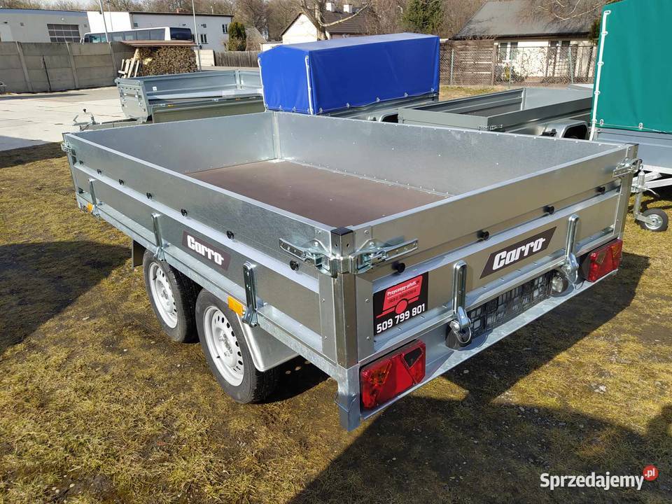 Przyczepa dwuosiowa platfo na kat B CARRO model Motoryzacja Lublin