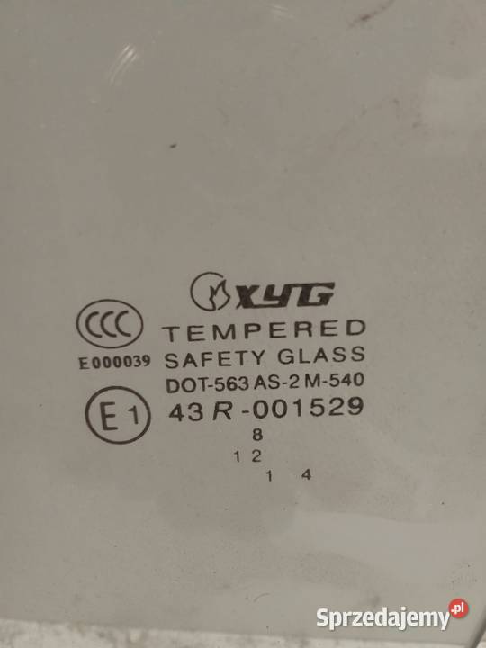 Szyba Drzwi Lewa Przednia Citroen C3 Pluriel 03 Bralin