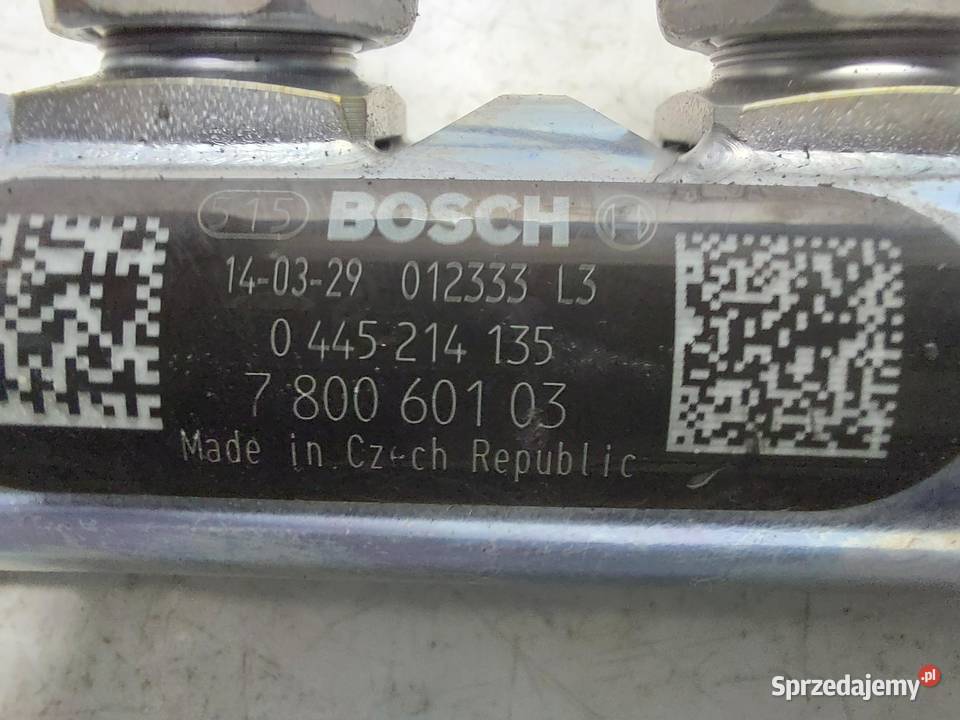 BMW 20D Listwa paliwowa czujnik 7800601