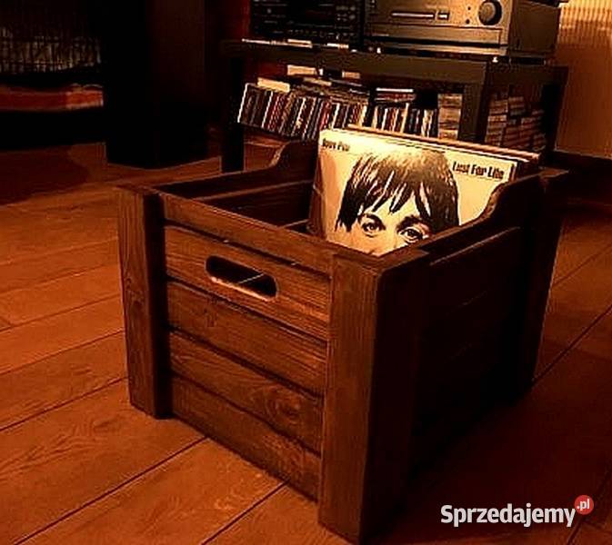 Skrzynka na winyle pojemnik na owoce warzywa Radków