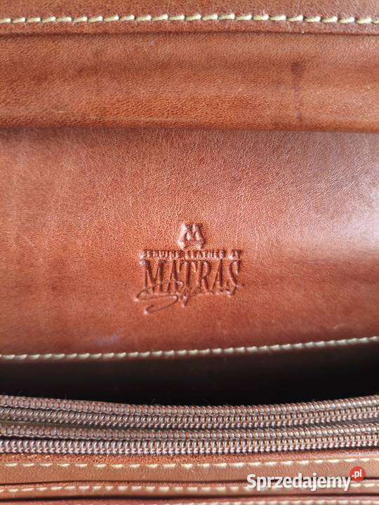Ładna saszetka męska z prawdziwej skóry firmy Świdnica sprzedam