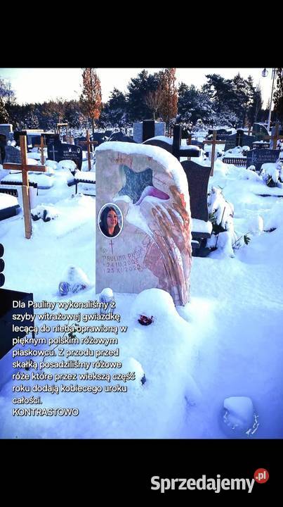 Nowoczesne nagrobki pomniki rzeźbiarskie Pozostałe łódzkie Łódź