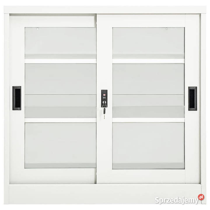 Szafka z drzwiami przesuwnymi biała 90x40x90 mazowieckie Warszawa
