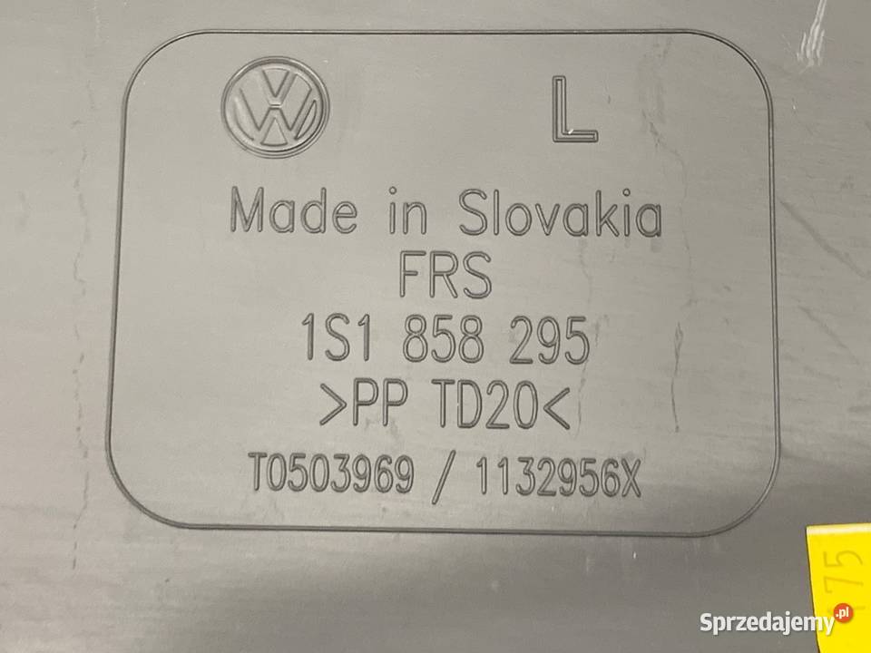 KOKPIT VW UP Hatchback KONSOLA DESKA ROZDZIELCZA Deski rozdzielcze, konsole