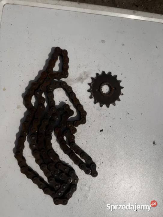 Łańcuch zębatka komplet Suzuki GS 500E 8904 wielkopolskie sprzedam