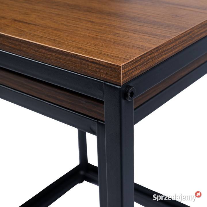 Nowoczesne stoliki kawowe kwadratowe zestaw 2w1 Poznań