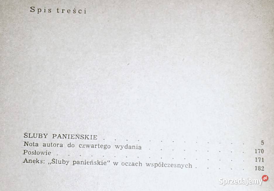 Śluby panieńskie Aleksander Fredro lubelskie