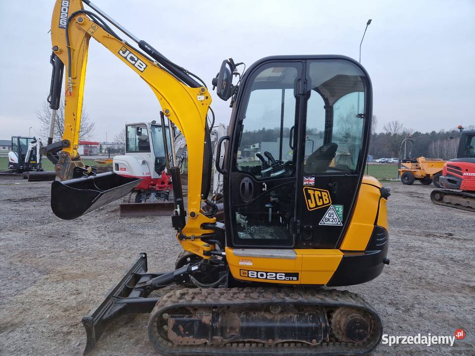 Minikoparka JCB 8026 CTS 2023r 400mtg lubelskie Ryżki