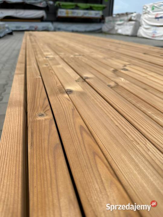 Deska elewacyjna thermo termo sosna lamela Budowa dolnośląskie Prusice