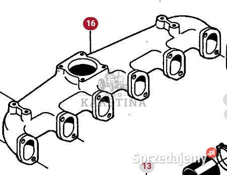 Massey Ferguson 3690 Kolektor Ssący CZĘŚCI 612DS