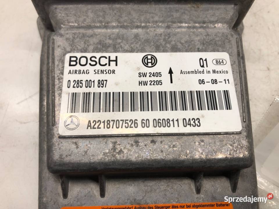SENSOR AIRBAG MERCEDES W221 A2218707526 0513