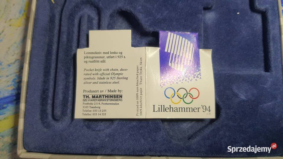 Lomme knive Lillehammer 94 Warszawa