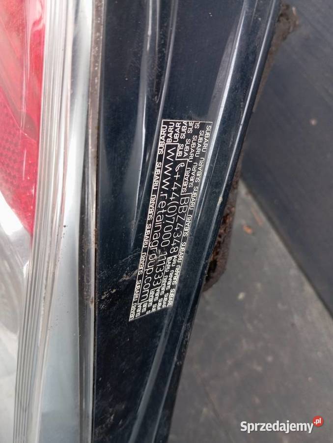 Lampy Subaru impreza hawkeye oryginał małopolskie Wadowice