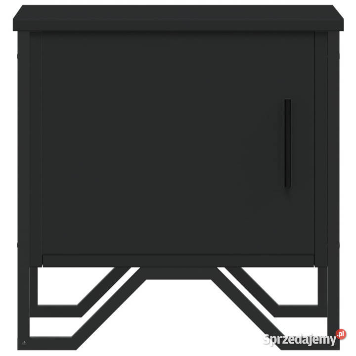 Szafka nocna czarna 40x30x40 materiał