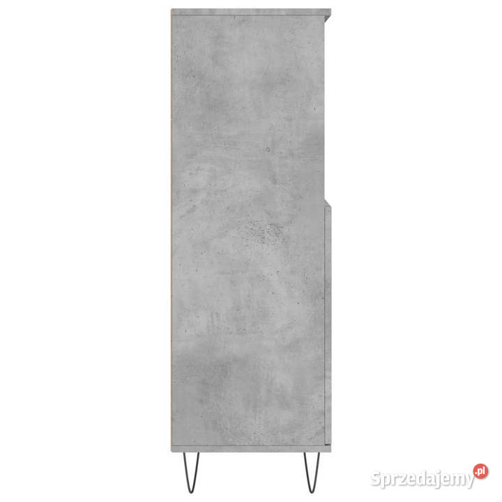 Wysoka szafka szarość betonu 60x36x110 WM831488 Meble Warszawa