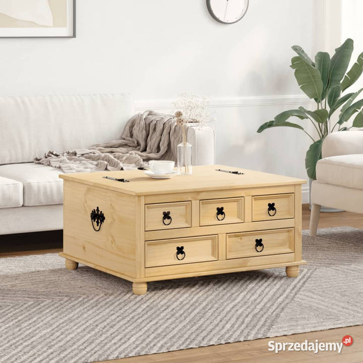 Skrzynia Corona 90x78x45 lite drewno sosnowe