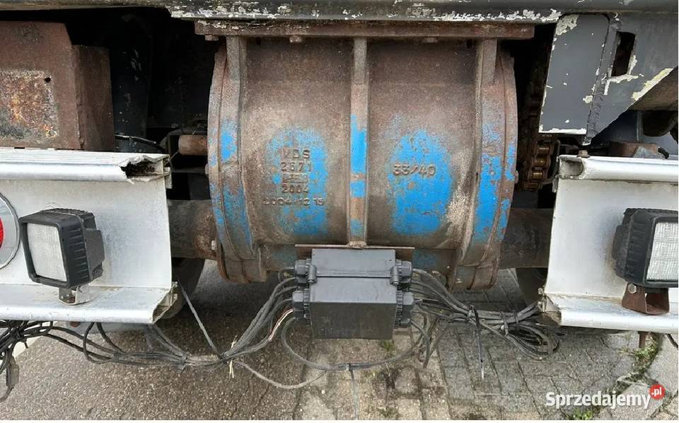 Naczepa wywrotka z wydmuchem do śruty do paszy Biała Podlaska