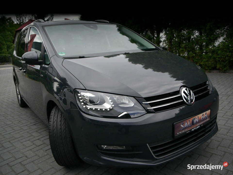 Volkswagen Sharan 14b Stan Led Navi Xenon centralny zamek Samochody osobowe Częstochowa sprzedam
