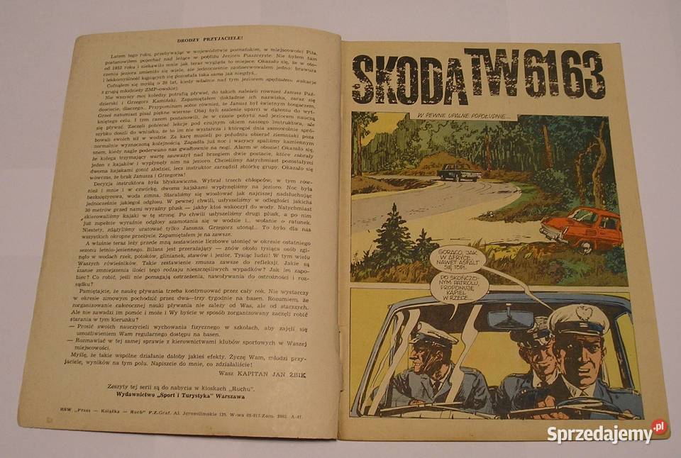 KAPITAN ŻBIK SKODA TW6163 1972 ROSIŃSKI łódzkie