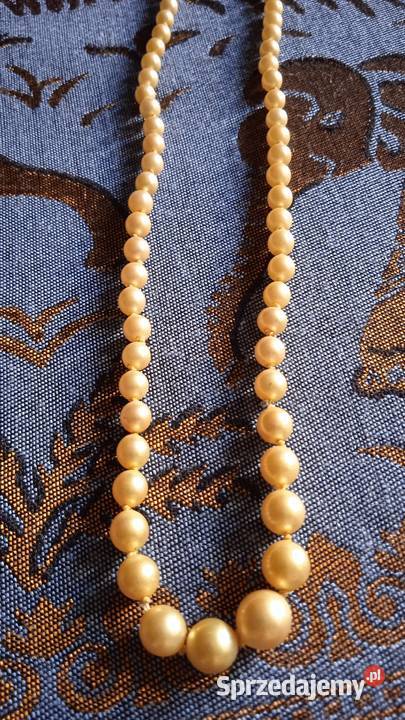 WIEKOWE DOJRZAŁE HERBACIANE PERŁY W NASZYJNIKU Piła