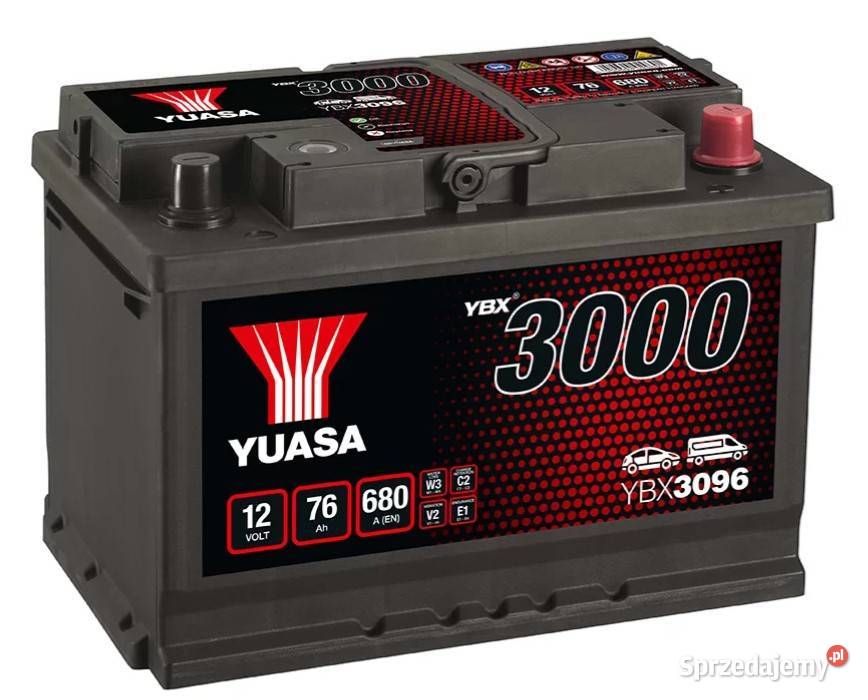Akumulator Yuasa Standard 12V 76Ah 680A Prawy Akumulatory Nowy Dwór Gdański
