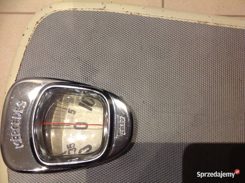 Stara Waga Łazienkowa Metalowa MERCEDES lubuskie Nowa Sól