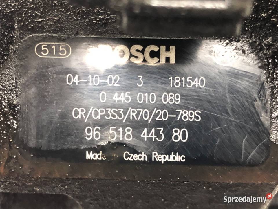 POMPA WTRYSKOWA FORD FOCUS C 0445010089 16 109