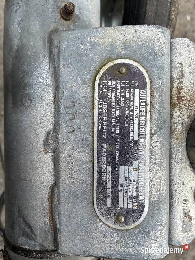 Przyczepa do przewozu zwierząt konna DMC1300 Łęki Strzyżowskie