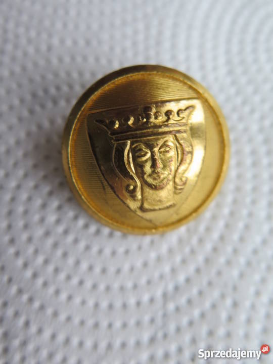 Guzik Szwedzki sygnowany Warszawa