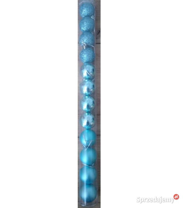 Bombki niebieskie 12 sztuk tuba Kraków sprzedam