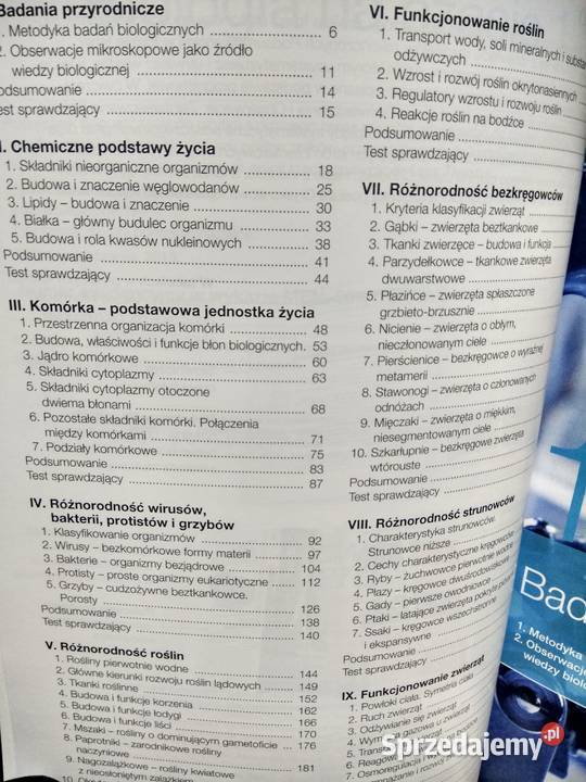 Biologia 1 nowa era rozszerzenie antykwariat Warszawa