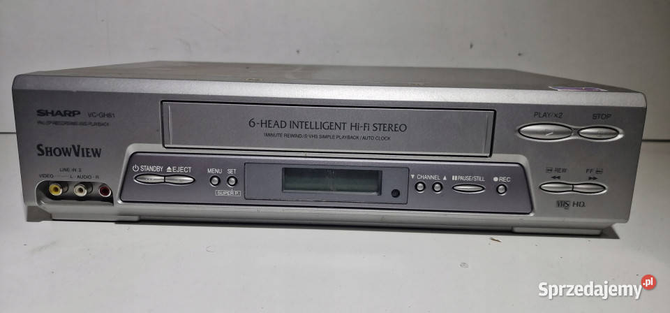 Video magnetowid Sharp VCGH61 VHS wielkopolskie Międzychód