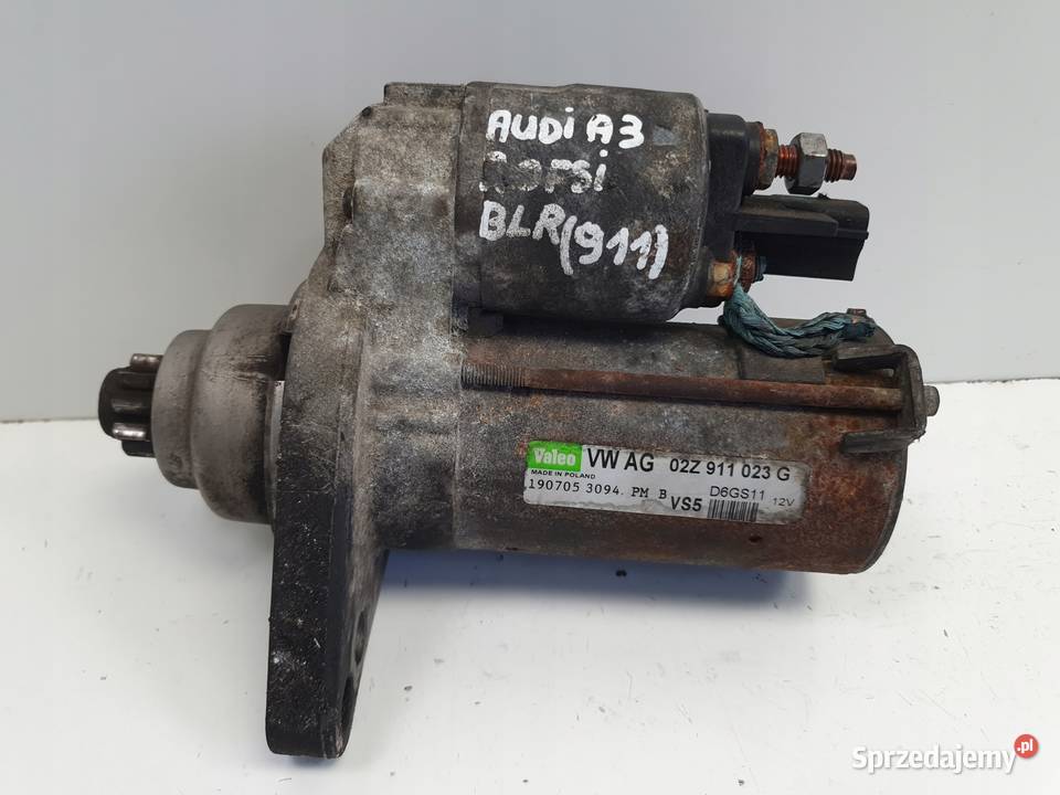 ROZRUSZNIK Audi A3 II 8P 20 TFSI ROZRUSZNIK osobowe Chełm sprzedam