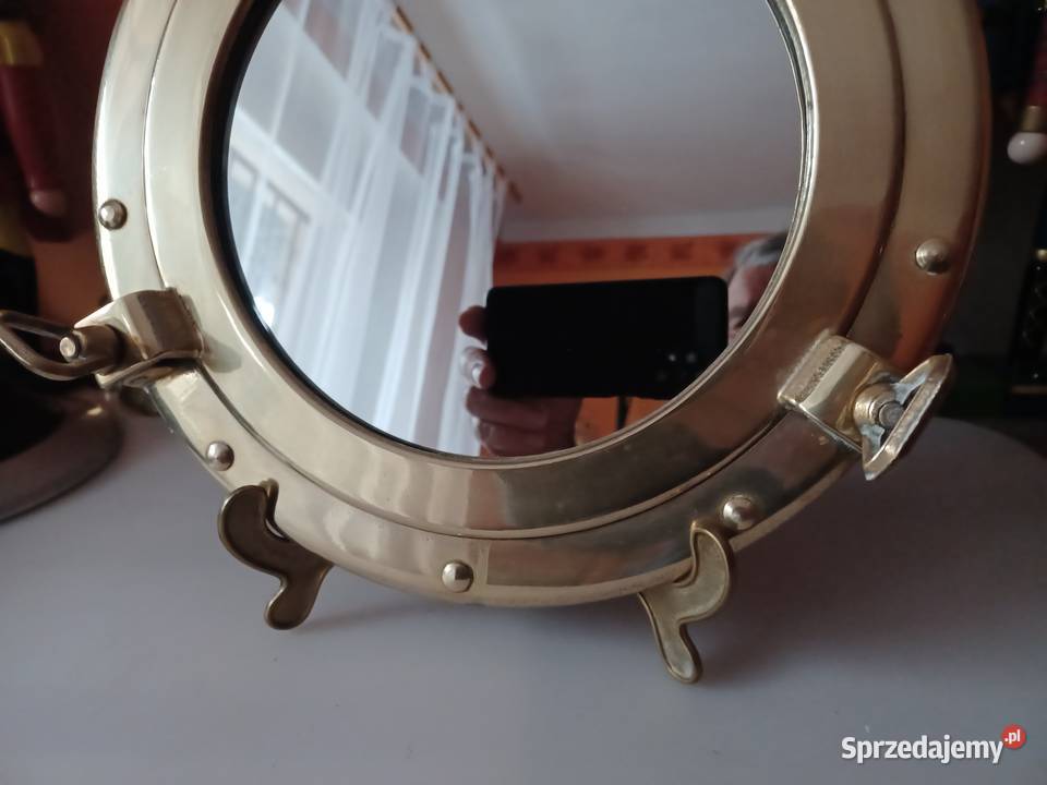 Bulaj mosiężny lustro Poznań