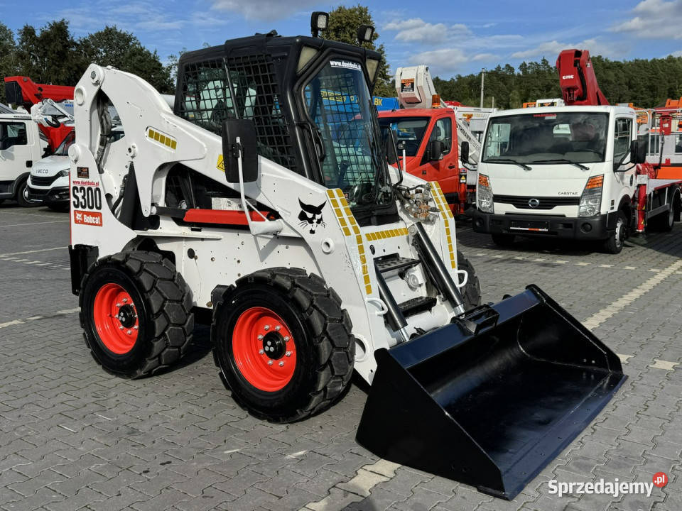 o sterowaniu burtowym Bobcat S300 Joystick Mini Widełki sprzedam