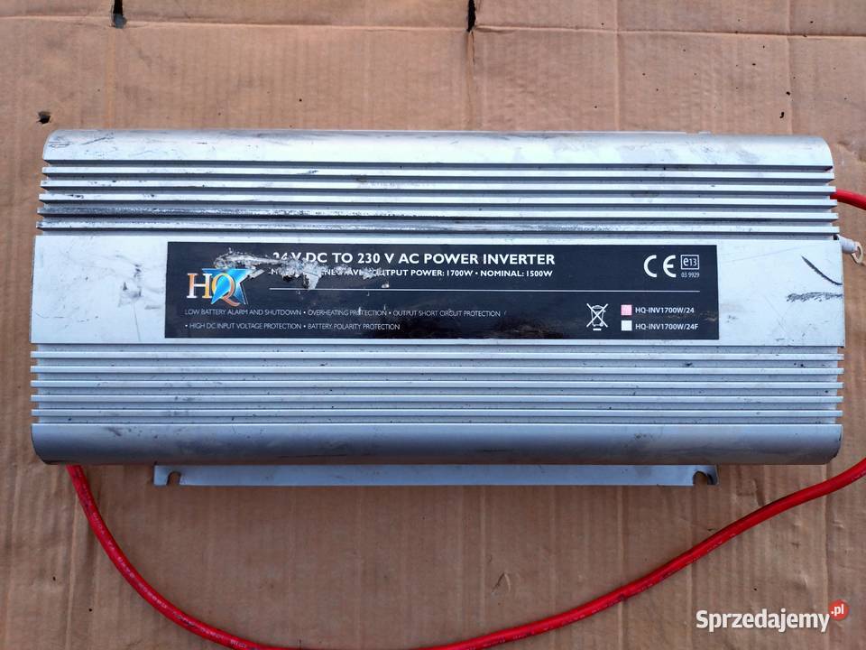Przetwornica 24v 1500W1700W 230V tir autobus Pilzno