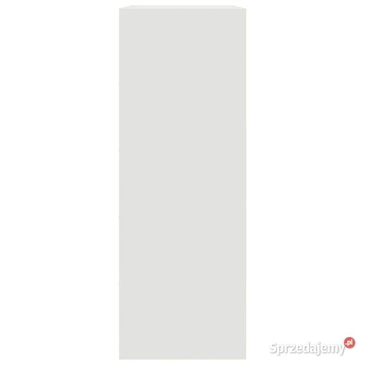 Szafka boczna biała 67x39x107 stal WM841672 mazowieckie Warszawa